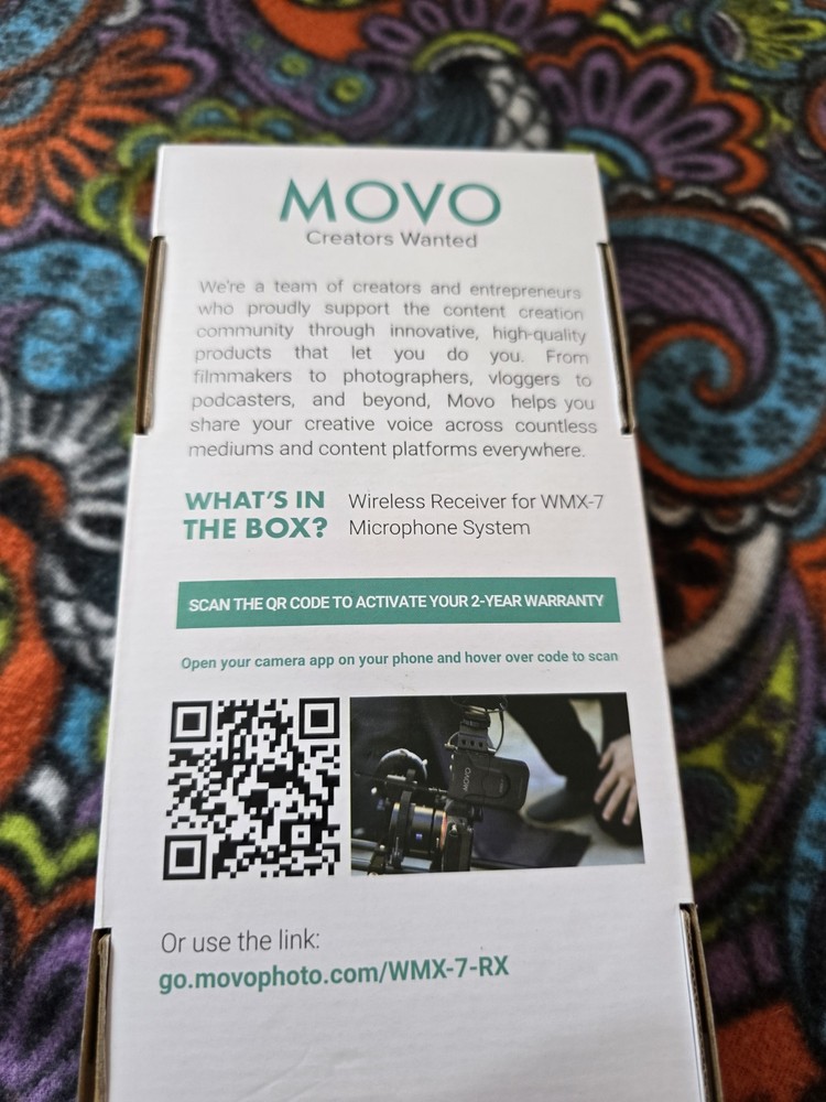 Wireless Receiver WMX-7 Microphone System New