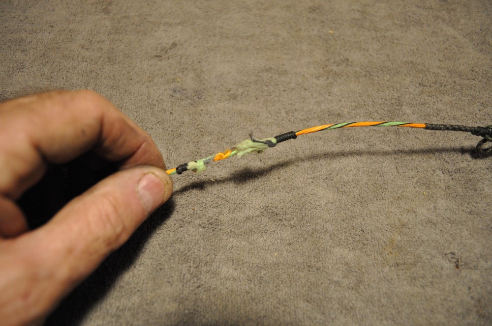 Bowtech Constitution Compound long Bow String , not useable as is, for parts