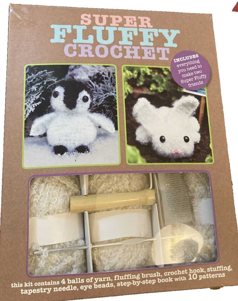 Super Fluffy Crochet Kit by Brigitte Read