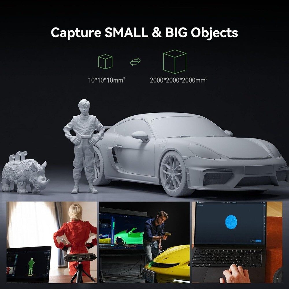 Creality CR-Scan Otter 3D Scanner 24-Bit Full-Color for iOS Android Windows US