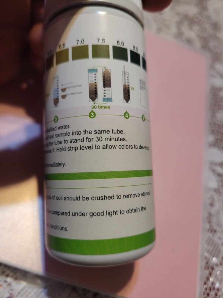 Soil pH & Nitrogen Test Kit w/ 100 Testing Strips, Fast & accurate, Garden/Lawn