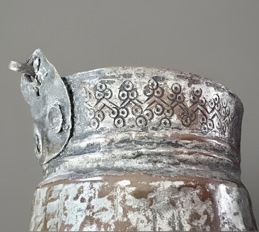 Antique Middle Eastern Copper Cauldron Bucket