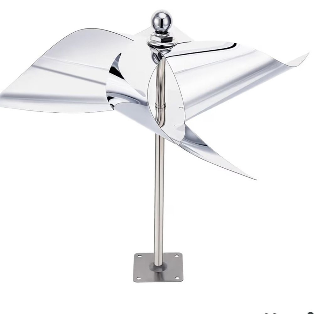 NEW!! 2 Pack Windmill Reflectors Bird Repellent & Deterrent
