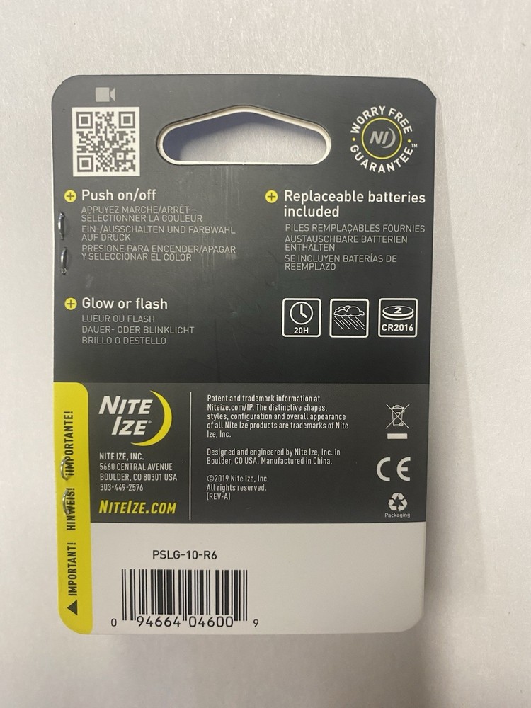 Nite Ize SpotLit LED Collar Light Red (3pk)