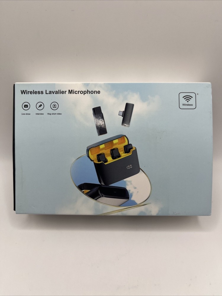 Wireless Lavalier Microphone for Iphone. NEW FREE SHIPPING