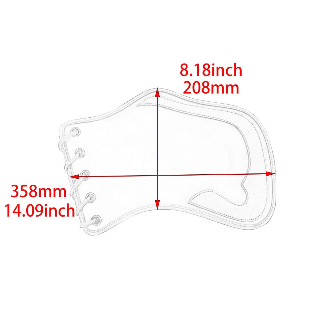 Motorcycle Heat Saddle Shield Deflectors Engine Heating Insulation Cushion Black