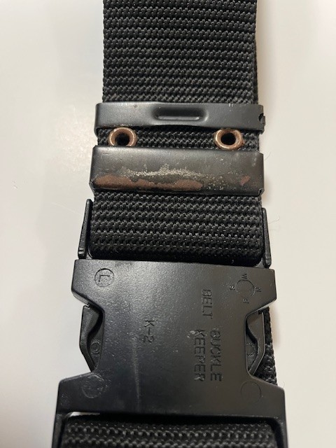 K-2 Military Tactical Black Web Belt (Black)