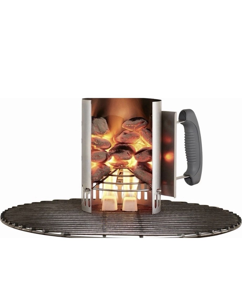 Weber Rapidfire Compact Chimney Starter Charcoal Grill Accessory