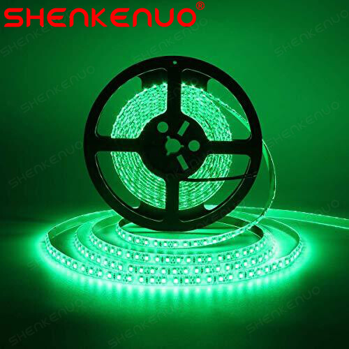 16ft / 5m 2835 Super Bright Waterproof 300 LED Strip Light DC12V 5A Green US