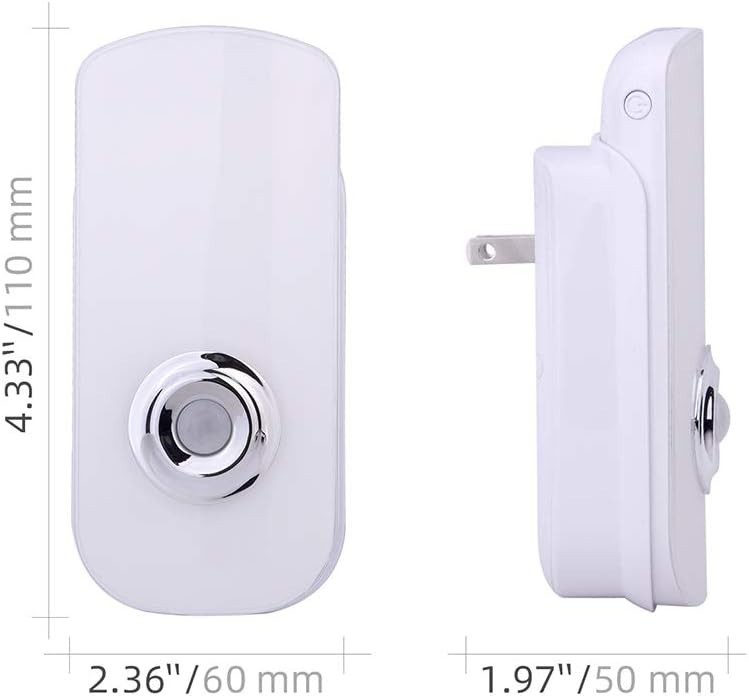 2 Pack LED Night Light Flashlight Motion Sensor Cut Light 3-in-1, Rechargeabl...