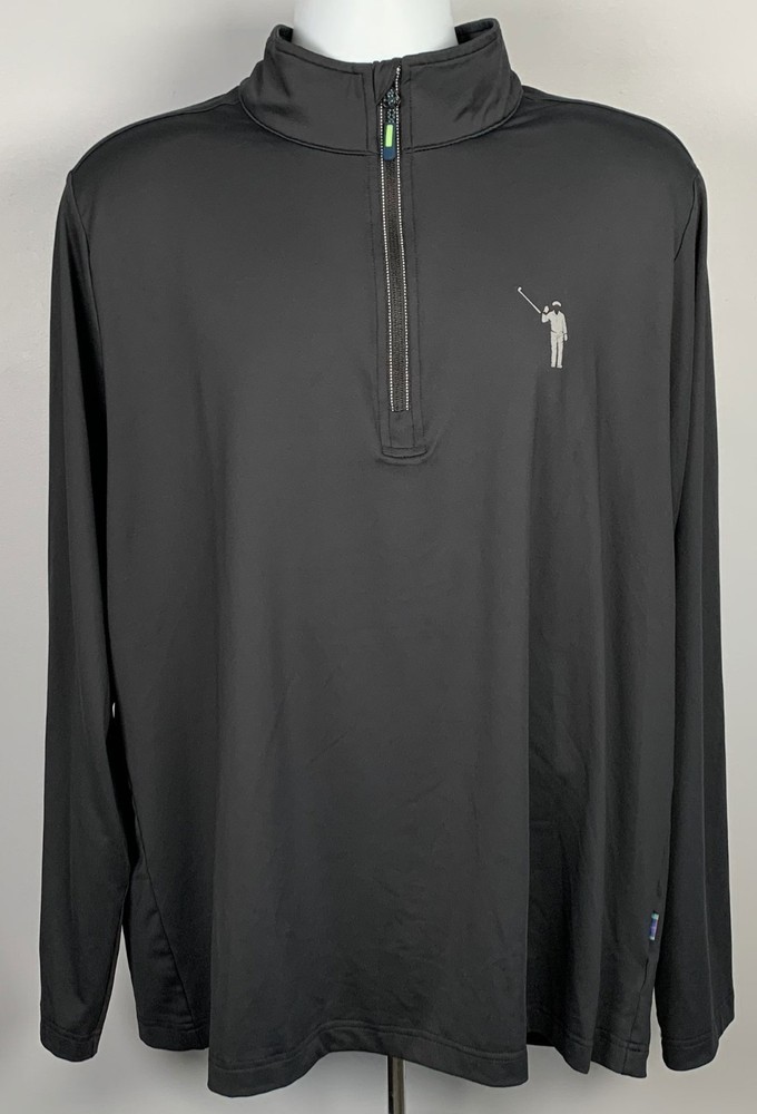 William Bill Murray Golf Half Zip Pullover Jacket Mens XL Polyester Spandex