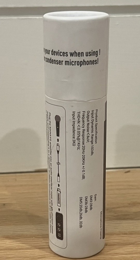 DM3 MANAYO Microphone preamplifier