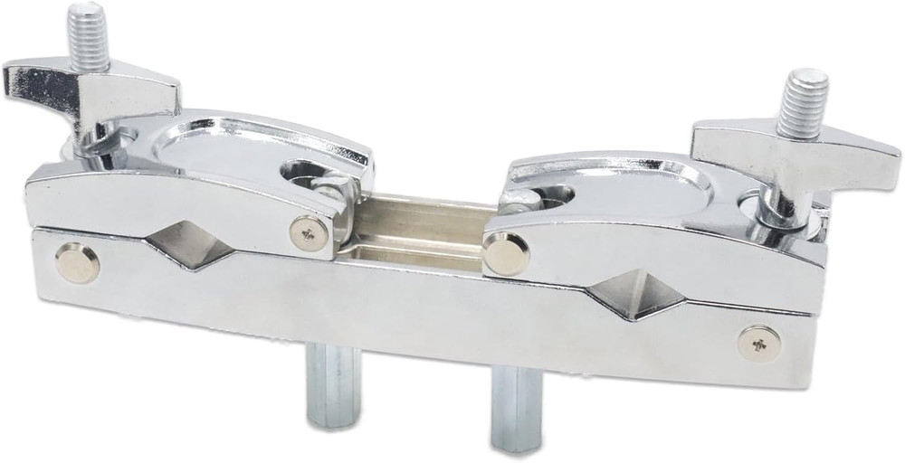Silver Adjustable Multi-Clamp, Quick Release Cymbal Stand Mount Holder, Crafted