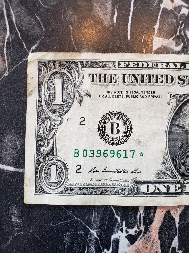 2013 B Star Note Duplicate Error Fancy Serial Number! Let's Match! 🍐