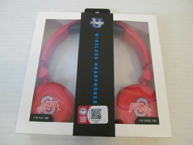 U Collegiate SOAR Wireless Bluetooth Headphones, Ohio State Buckeyes