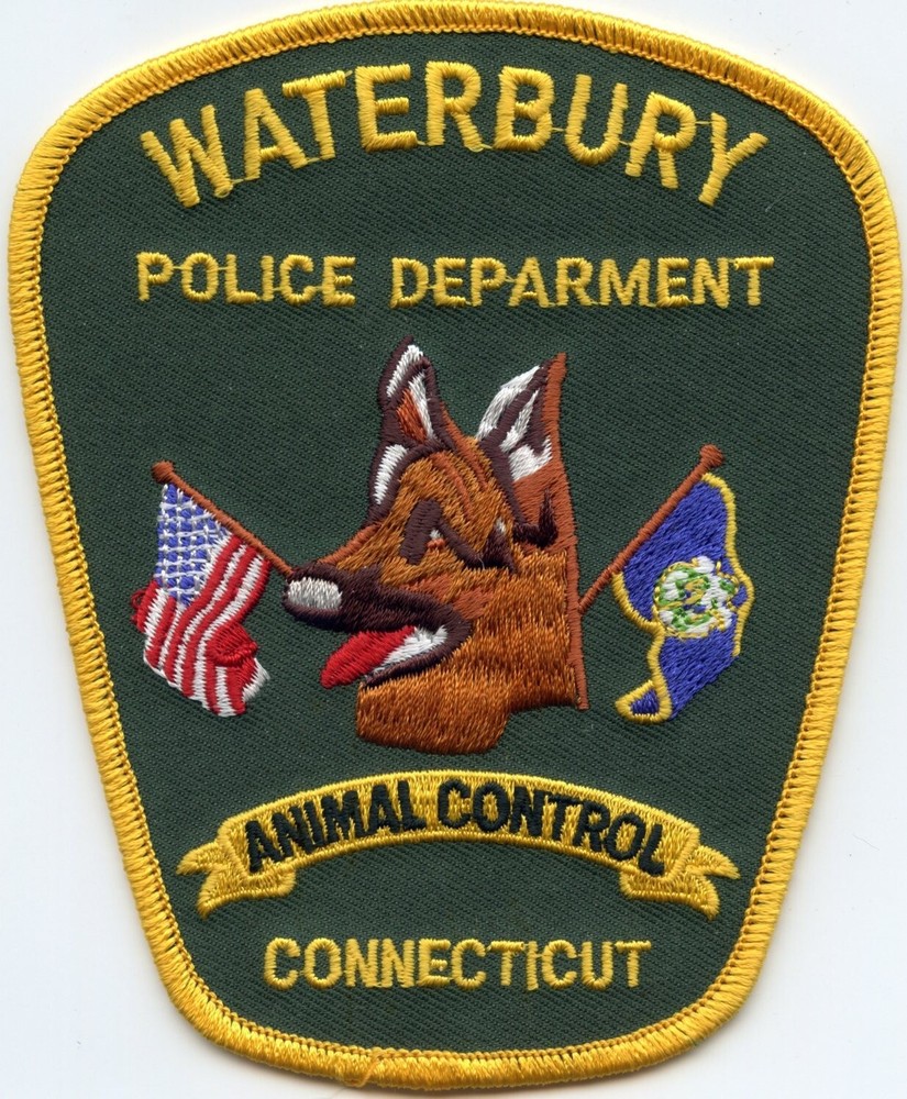 WATERBURY CONNECTICUT error patch read description ANIMAL CONTROL POLICE PATCH