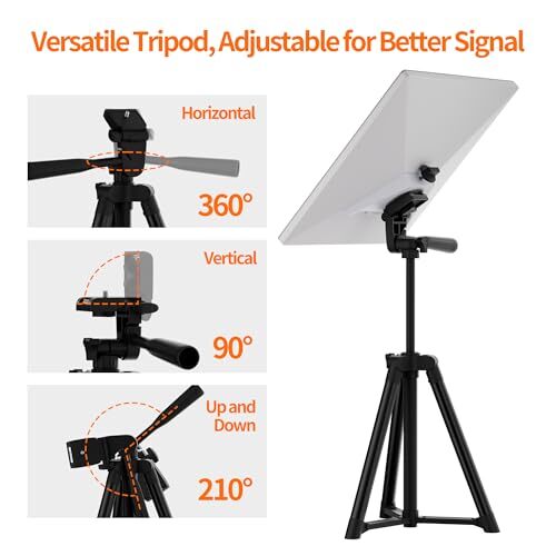 Starlink Mini Tripod Mount Compatible with Original Pipe Adapter, Starlink