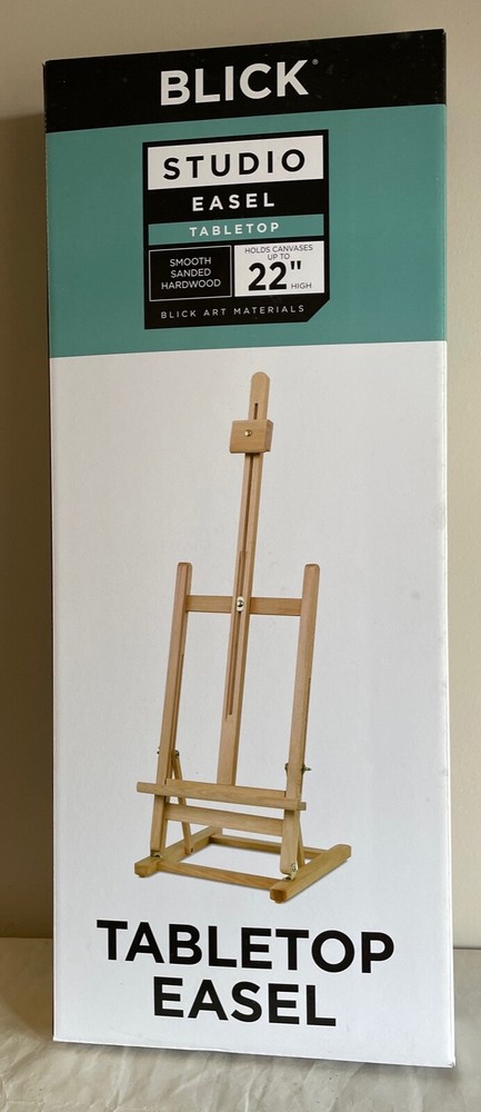 Blick Smooth Sanded Wooden Tabletop Studio Easel 22" Canvas