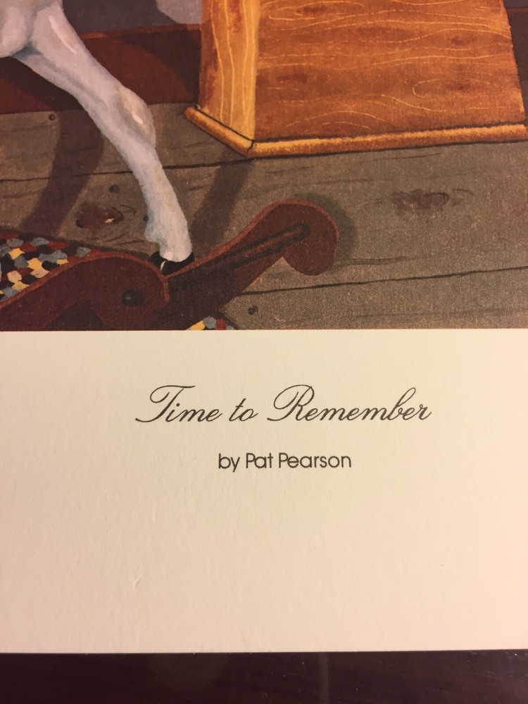 Pat Pearson, Time To Remember, Open Edition, 1984.
