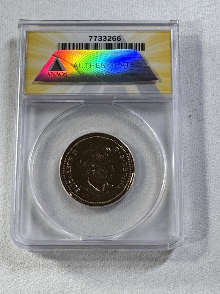 2004 Canada 1 Dollar Loonie Graded MS 67 by ANACS