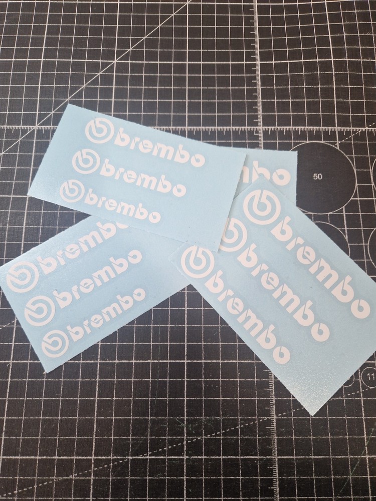 BREMBO Brake Caliper Decals Stickers