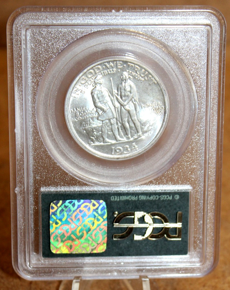 1934 Boone Silver Half Dollar PCGS MS65 in OGH [036WEI]