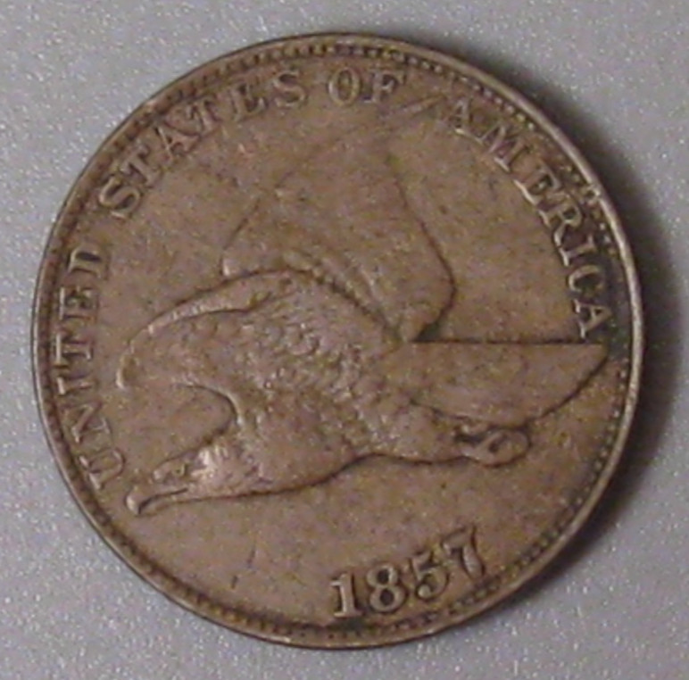 1857 Flying Eagle Penny Cent. #26