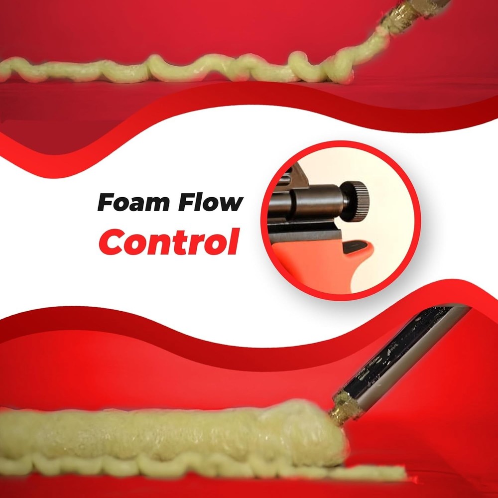 Precision Insulation Applicator with Copper Nozzle and Adjustable Flow Control