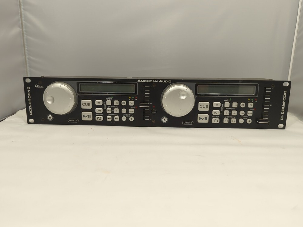 AMERICAN AUDIO DCD-PRO310 DUAL PROFESSIONAL DJ CONTROLLER Untested