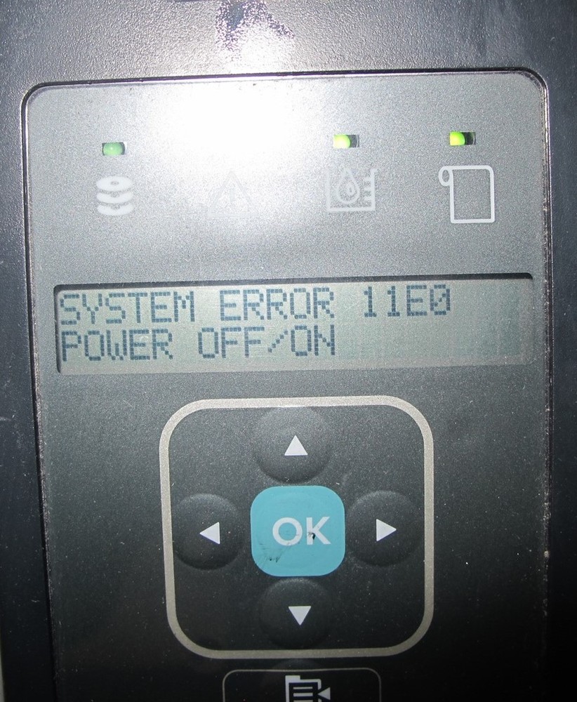 HP DesignJet 8000s Control Panel
