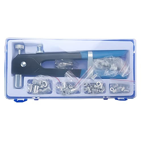 86pcs Hand Rivet Tool Nut Setter Kit, Thread Blind Riveting Tools, Wrench Nut