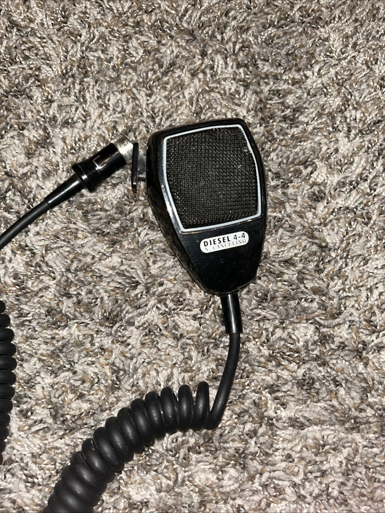Vintage Diesel 4-4 N Cancelling CB Microphone ~ Untested