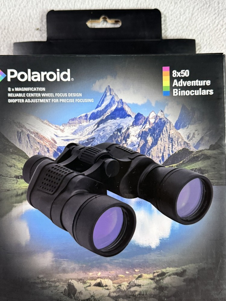 Polaroid 8x50 Adventure Binocular Open Box No Strap