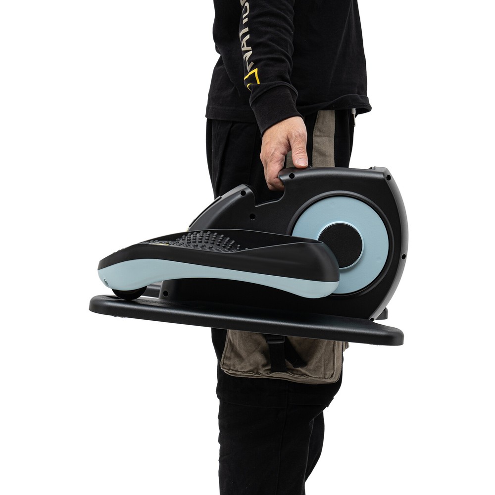 Compact Under Desk Electric Elliptical Machine with Remote and LCD Display