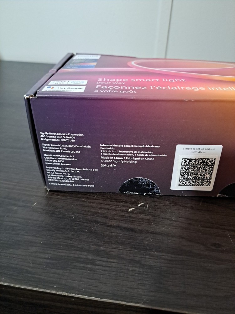 Philips Hue 80" Bluetooth Gradient Ambiance Shape Smart Lightstrip