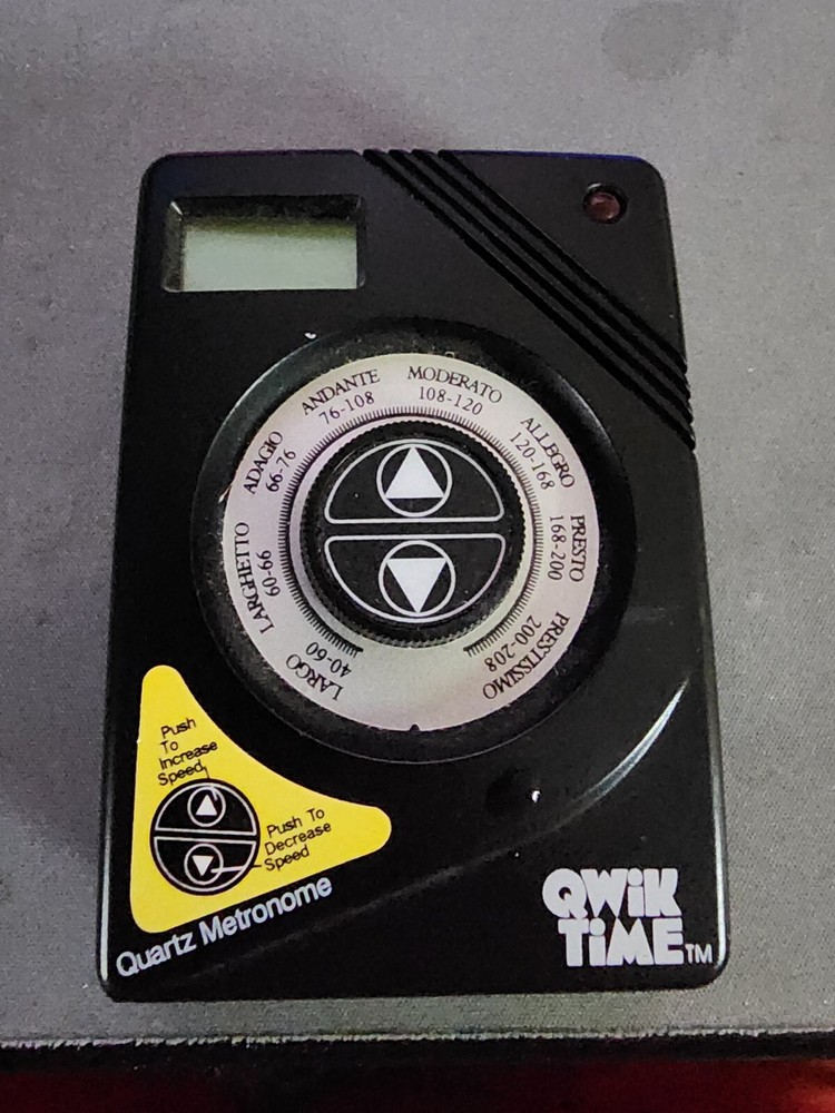 Qwik Time QT 3 Quartz Metronome- Tested