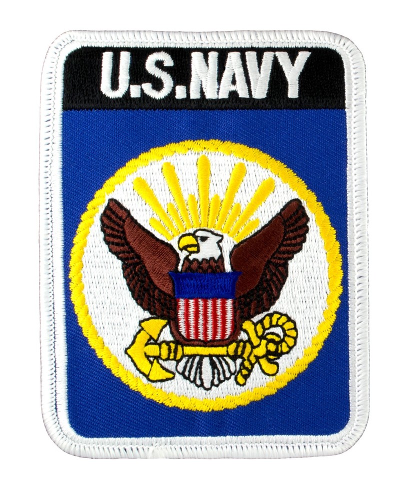 US Navy Crest Patch (152) 3" x 4" Embroidered Patch 20689