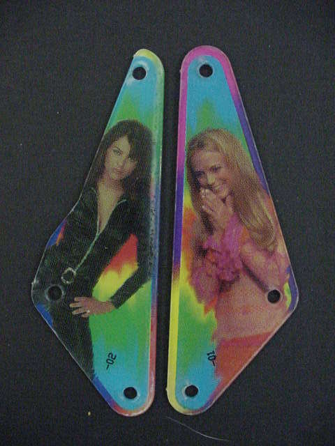 Austin Powers Slingshot Pinball Plastics Mint