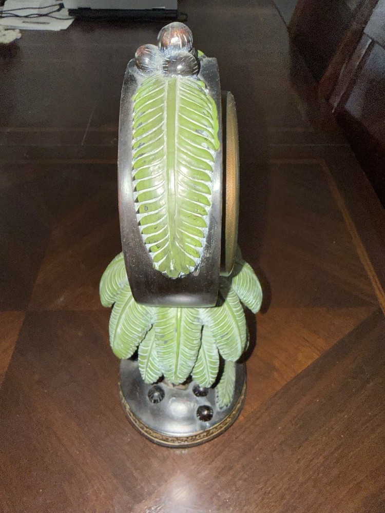 Tropical Themed Pedestal Clock