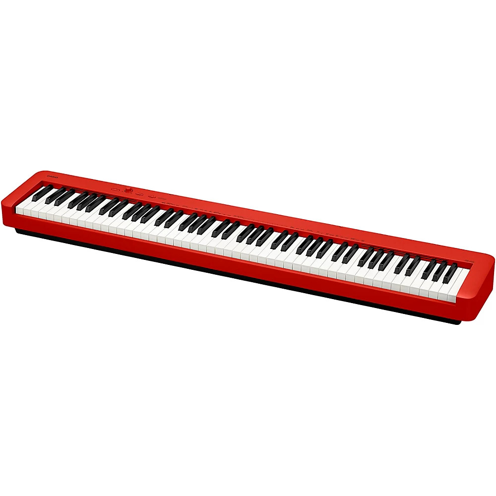 Casio CDP-S160 Compact Digital Piano Essentials Bundle Red
