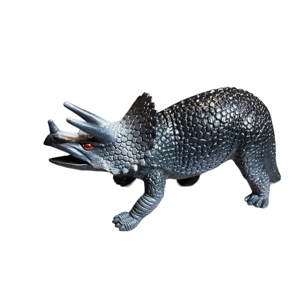 SHING HING PLASTICS 2.5” X 5.5” TRICERATOPS DINOSAUR FIGURE