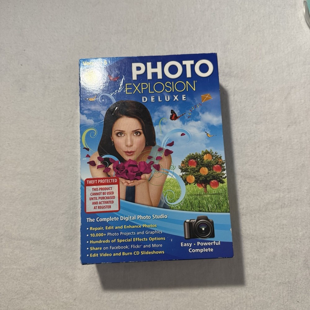 Photo Explosion Deluxe Version 5 Digital Editing Software Box NEW NIB