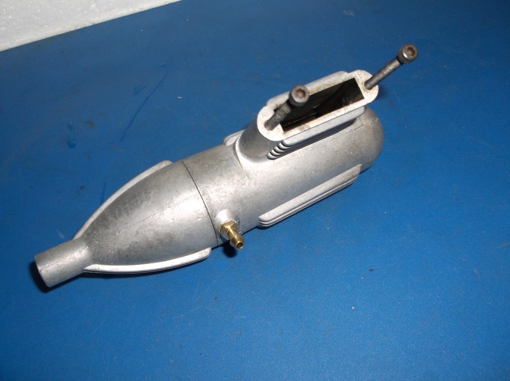 NICE K & B TORPEDO .61 MODEL AIRPLANE ENGINE MUFFLER ALL GOOD