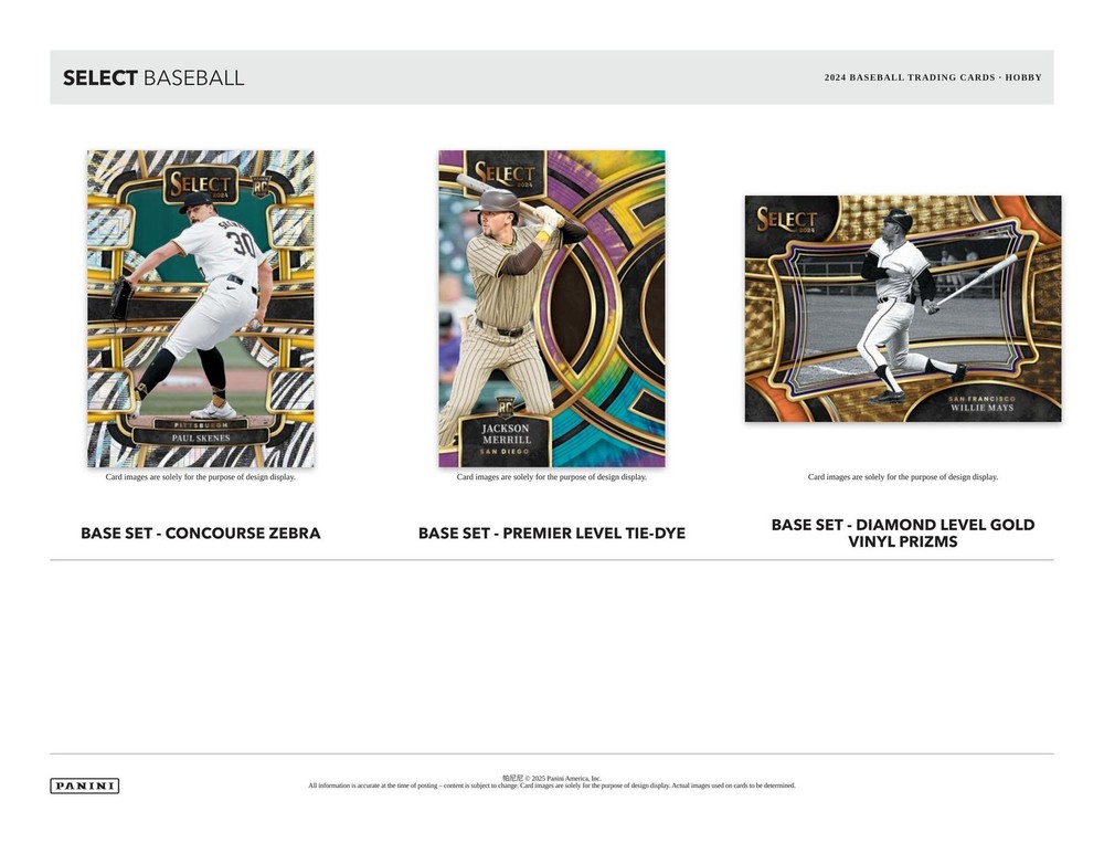 2024 PANINI SELECT BASEBALL HOBBY BOX