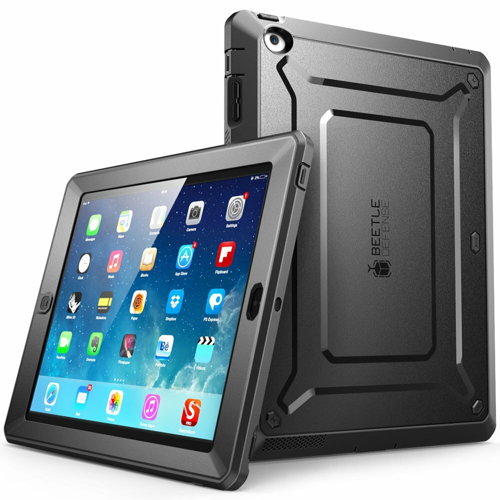 For iPad 2 Case, SUPCASE UB PRO Full-Body Protective Cover with Screen Protector