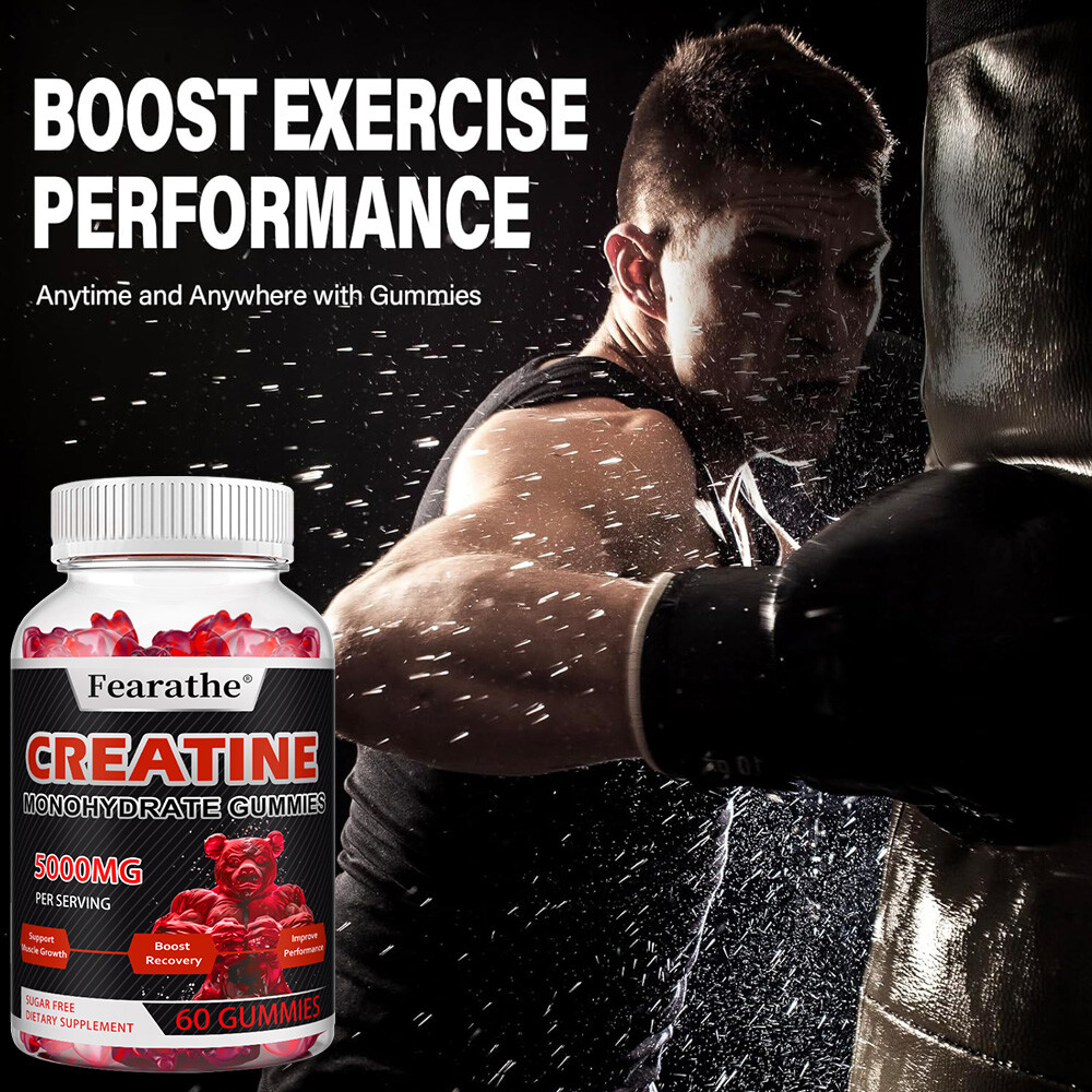 Creatine Monohydrate 5000Mg Increases Muscle Energy Improved Performance