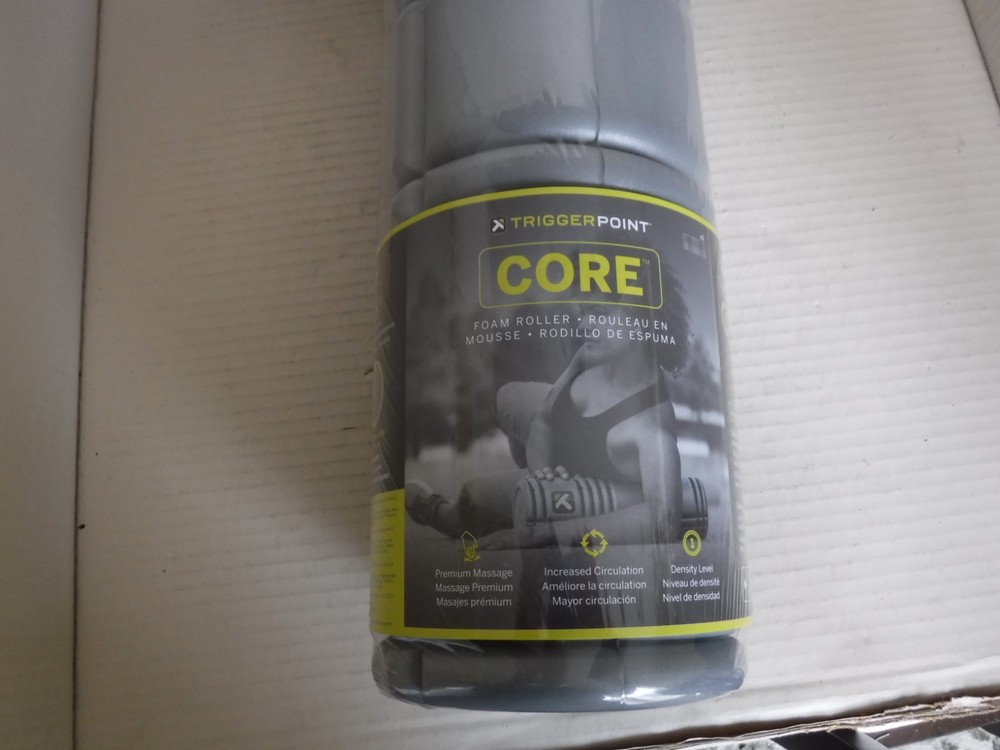 Trigger Point Gray 18" Foam Roller for Deep Tissue Massage and Workout Roller