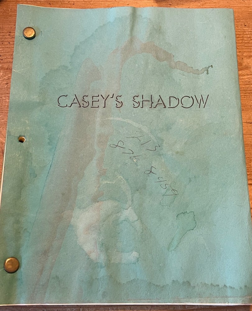 Casey's Shadow MOVIE SCREENPLAY SCRIPT ORIGINAL ALEXIS SMITH WALTER MATTHAU