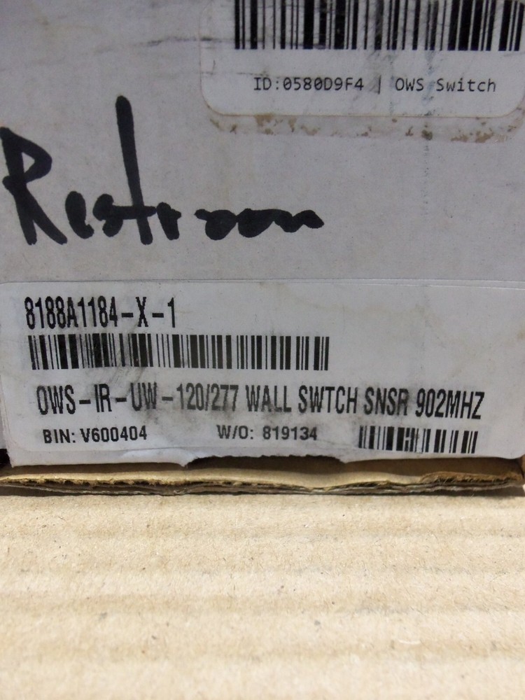 ECHOFLEX SOLUTIONS OWS-IR-US-120/277 PIR WATT SWITCH SENSOR