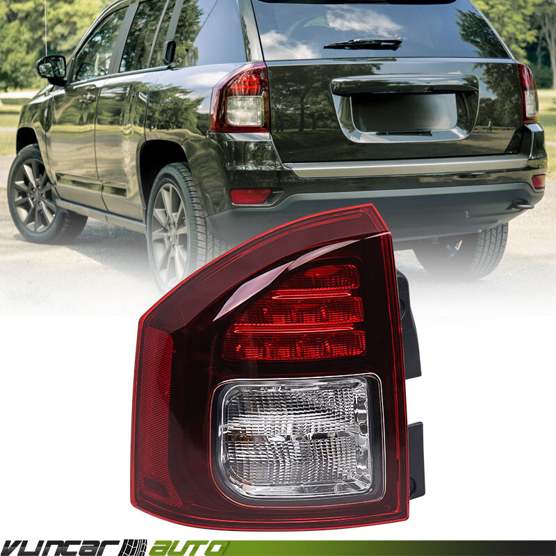 For Jeep Compass 2014-2017 LED Rear Tail Light Lamp Driver Left Bulb Assembly